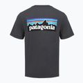 Vyriški marškinėliai Patagonia P-6 Logo ink black 2