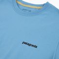 Vyriški marškinėliai Patagonia P-6 Shore blue logo 3
