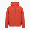 Vyriška softshell striukė Patagonia R1 TechFace Hoody hot ember