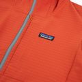 Vyriška softshell striukė Patagonia R1 TechFace Hoody hot ember 3