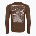 Vyriški žygio marškinėliai ilgomis rankovėmis Patagonia Cap Cool Daily Hut Tripper LS berm brown - light berm brown x-dye 2