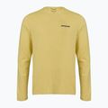Vyriški ilgomis rankovėmis marškinėliai Patagonia Cap Cool Daily Boardshort Logo LS limestone yellow - Light Limestone yellow x-dye