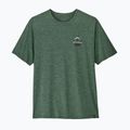 Vyriški marškinėliai Patagonia Cap Cool Daily Great Waves canopy green - light canopy green x-dye