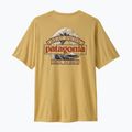 Vyriški marškinėliai Patagonia Cap Cool Daily Great Waves limestone yellow - light limestone yellow x-dye 2