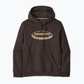 Vyriškas džemperis Patagonia '95 Oval Logo Uprisal Hoody Den Brown: Heliotropic