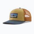 Kepurė su snapeliu Patagonia P-6 Logo Trucker Hat lynx tan