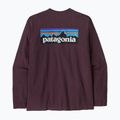 Vyriški ilgomis rankovėmis marškinėliai Patagonia P-6 Logo Responsibili berry fig 2