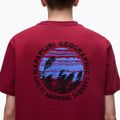 Vyriški marškinėliai Napapijri S-Vignonil Back tibetan red R1E 4