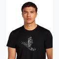 Vyriški marškinėliai icebreaker Merino 150 Tech Lite Skiing Yeti black 5
