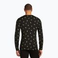 Vyriški termoaktyvūs marškinėliai icebreaker Merino 200 Oasis Crewe Snow Day black/peridot/aop 3