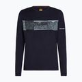 Vyriški termoaktyvūs marškinėliai ilgomis rankovėmis icebreaker Merino 200 Oasis Crewe Elevation Line midnight navy 7