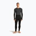 Vyriški termoaktyvūs marškinėliai ilgomis rankovėmis Icebreaker Merino 200 Oasis+ LS Crewe 0JI black/jet heather/undyed/cb 2