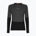 Vyriški termoaktyvūs marškinėliai ilgomis rankovėmis Icebreaker Merino 200 Oasis+ LS Crewe 0JI black/jet heather/undyed/cb 7