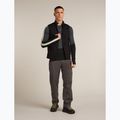 Vyriški termoaktyvūs marškinėliai ilgomis rankovėmis Icebreaker Merino 200 Oasis+ LS Crewe 0JI black/jet heather/undyed/cb 8