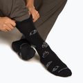 Vyriškos kojinės icebreaker Merino Ultralight Crew Camp Ess black/alloy 3