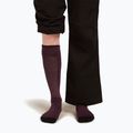 Slidinėjimo kojinės moterims Icebreaker Merino Ski+ Light OTC java/black/summit 3