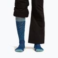 Slidinėjimo kojinės moterims Icebreaker Merino Ski+ Light OTC Mountain Contour atlantis/hydro/acid pink 3