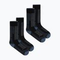 Moteriškos slidinėjimo kojinės Icebreaker Merino Ski+ Medium OTC 2 Pack black/dawn/graphite