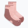 "Icebreaker" moteriškos kojinės Merino Hike+ Light Mini blush/summit 2