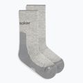 Icebreaker moteriškos kojinės Merino Hike+ Light Crew blizzard heather/alloy 2