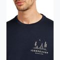 Vyriški marškinėliai icebreaker Merino 150 Tech Lite Peaceful Pass Tee midnight navy 5