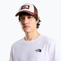 Vyriška kepurė su snapeliu The North Face Mudder Trucker ember soil-white dune 3