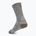Moteriškos kojinės Smartwool Hike Light Cushion Crew light grey white 2
