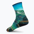 Moteriškos kojinės Smartwool Hike Mountain Lake Print Crew capri 2