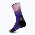 Moteriškos kojinės Smartwool Hike Mountain Sunrise Print Crew deep navy 2