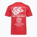 Vyriški marškinėliai Vans Stacked Hi Tee crimson haze 2