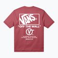 Vyriški marškinėliai Vans Stacked Hi Tee crimson haze 2