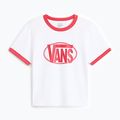 Moteriški marškinėliai Vans Center Chest Ringer Tee white