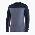 Vyriškas termoaktyvus džemperis Smartwool Classic Thermal Merino Base Layer Colorblock Crew Boxed deep navy/nightfall 3