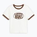 Moteriški marškinėliai Vans Center Chest Ringer Tee egret