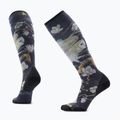 Moteriškos slidinėjimo kojinės Smartwool Ski Zero Cushion Nightwatcher Prrint OTC black