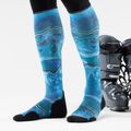 Slidinėjimo kojinės Smartwool Ski Targeted Cushion Storm Peak Print OTC nightfall blue 2
