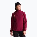 Moteriškas flisinis džemperis The North Face Glacier Fleece 1/4 Zip burgundy crush