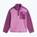 Vaikiškas flisinis džemperis The North Face Yumiori 1/4 Zip hushed lavender