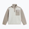 Vaikiškas flisinis džemperis The North Face Yumiori 1/4 Zip cumulus cloud/s