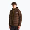 Vyriška pašiltinta striukė The North Face Aconcalgia Hooded dark chestnut