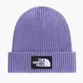 Žieminė kepurė The North Face Logo Box Cuffed grounded plum