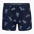 Vyriškos termoaktyvios trumpikės Icebreaker Merino 150 Anatomica BearTour AOP Boxers midnight navy