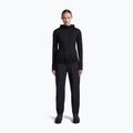 Moteriškas žygio džemperis Icebreaker Merino 200 Realfleece Descender Half Zip Hoodie black 4
