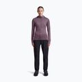 Moteriškas žygio džemperis Icebreaker Merino 200 Realfleece Descender Half Zip Hoodie grey plum 4