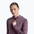 Moteriškas žygio džemperis Icebreaker Merino 200 Realfleece Descender Half Zip Hoodie grey plum 8