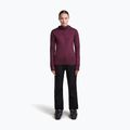 Moteriškas žygio džemperis Icebreaker Merino 300 Realfleece Descender Zip Hoodie dark berry 2
