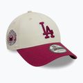 Kepuraitė su snapeliu New Era WS Patch 9Forty Los Angeles Dodgers light beige