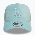 Kepuraitė su snapeliu New Era Velour Trucker Los Angeles Dodgers green pstl 3