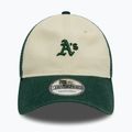 Kepuraitė su snapeliu New Era 9Twenty Trucker Oakland Athletics light beige 3