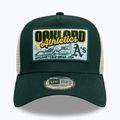 Kepuraitė su snapeliu New Era MLB Patch Trucker Oakland Athletics dark green 2
